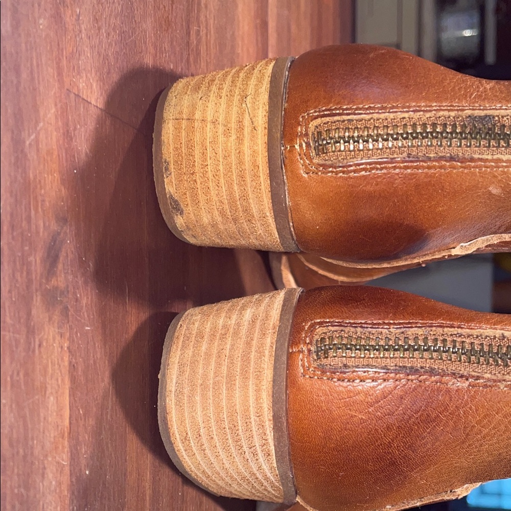 Kork-Ease Brown Leather Ankle Boots - Picture 9 of 10